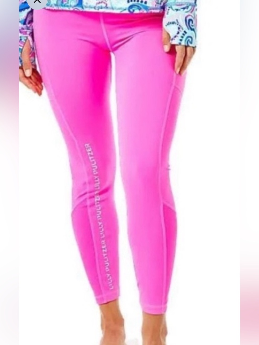 Lilly Pulitzer Luxletic High Rise Weekender Leggings Hot Pink L